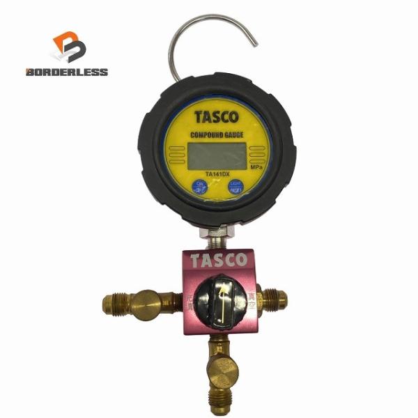 ☆中古品☆TASCOタスコ デジタル連成計コンパウンドゲージ TA141DX 通電確認済み12149...