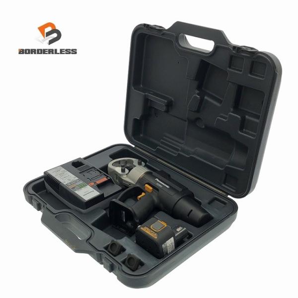 ☆美品☆Panasonic パナソニック 12V 充電式圧着機 EZ3902 バッテリー(12V 2...