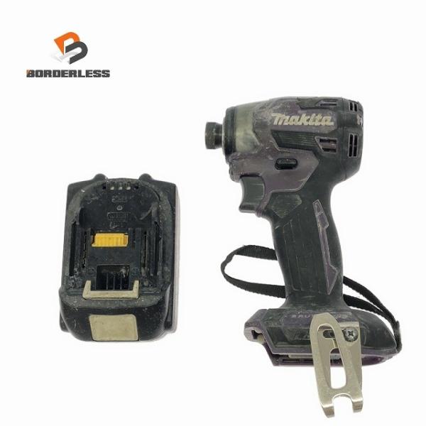 ☆中古品※コメント必読☆makita マキタ 18V 充電式インパクトドライバー TD173D パー...