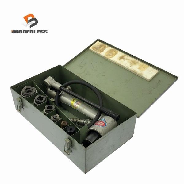 ☆中古品☆CACTUS カクタス 手動油圧式パンチャー CP-3 油圧式鋼板穴あけ機 電気設備工事 ...