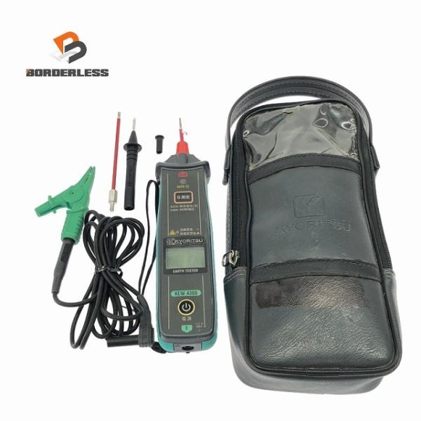 ☆中古品☆KYORITSU 共立 簡易接地抵抗計 KEW 4300 アーステスター 測定器 電気工事...