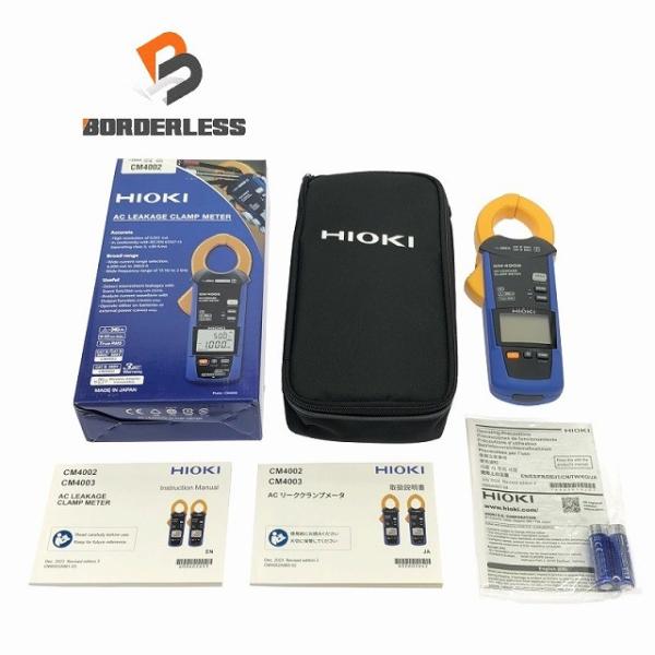 ☆未使用品☆ HIOKI 日置電機 ACリーククランプメータ CM4002 電動工具 周波数レンジ ...