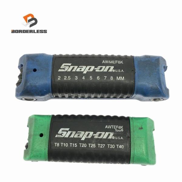 ☆中古品☆Snap-on トルクス/フォールディングヘックスレンチセット AWTEF8K AWMEF...