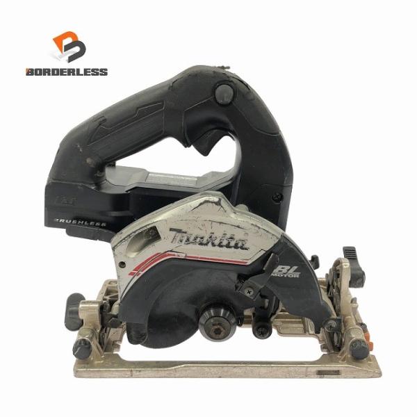 ☆中古品☆makita マキタ 18V 125mm 充電式マルノコ HS474D 黒 本体のみ コー...
