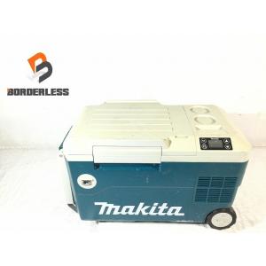 ☆中古品☆makita マキタ 100V/18V 充電式保冷温庫 CW180D 青 本体のみ コード...