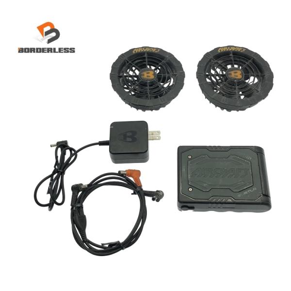 ☆中古品☆BURTLE バートル 22V エアークラフト専用バッテリー AC08 黒 ファンユニット...