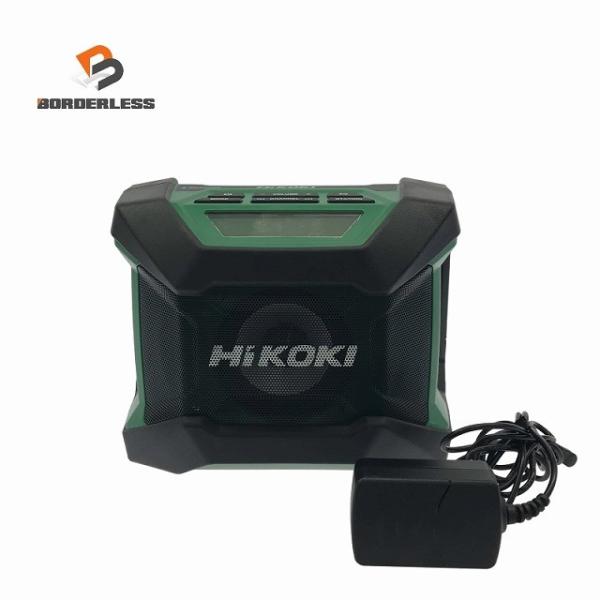 ☆比較的綺麗☆HiKOKI ハイコーキ 18V コードレスラジオ UR18DA 本体＋ACアダプタ付...
