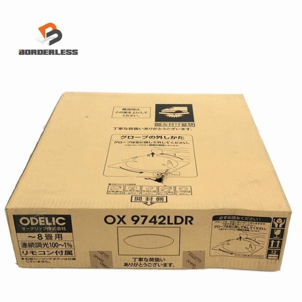 ☆未使用品☆ODELIC オーデリック 8畳用 リモコン付き LEDシーリングライト OX9742L...