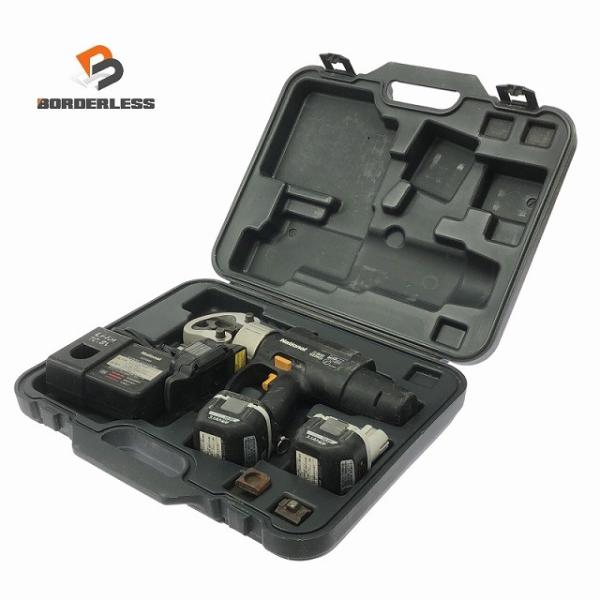 ☆中古品☆National ナショナル 12V 充電式圧着機 EZ3902 バッテリー2個(12V ...
