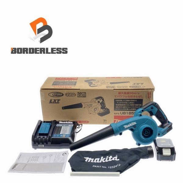 ☆未使用品☆makita マキタ 18V 充電式ブロワー UB185DRF バッテリー1個(3.0A...