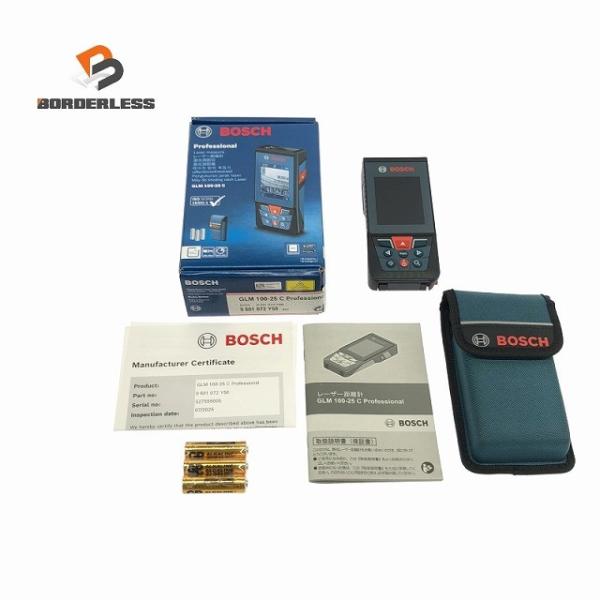 ☆未使用品☆BOSCH ボッシュ レーザー距離計 GLM100-25C Professional デ...