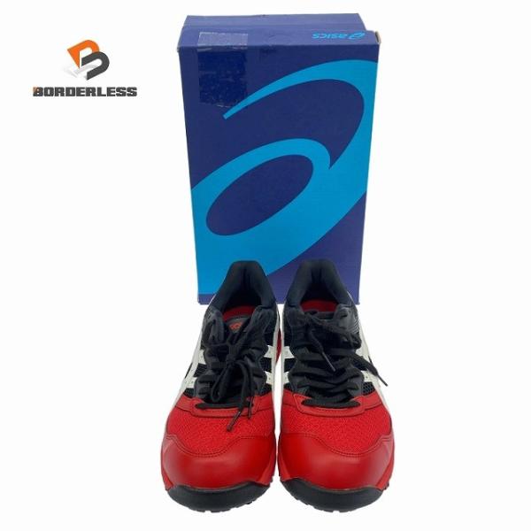 ☆未使用品☆ASICS アシックス 25.5cm 安全靴 CP210.600 レッド/ホワイト 12...
