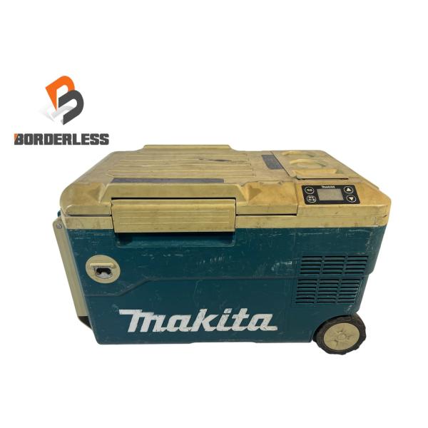 ☆中古品☆makita マキタ 100V/18V 充電式保冷温庫 CW180D 青 本体のみ コード...