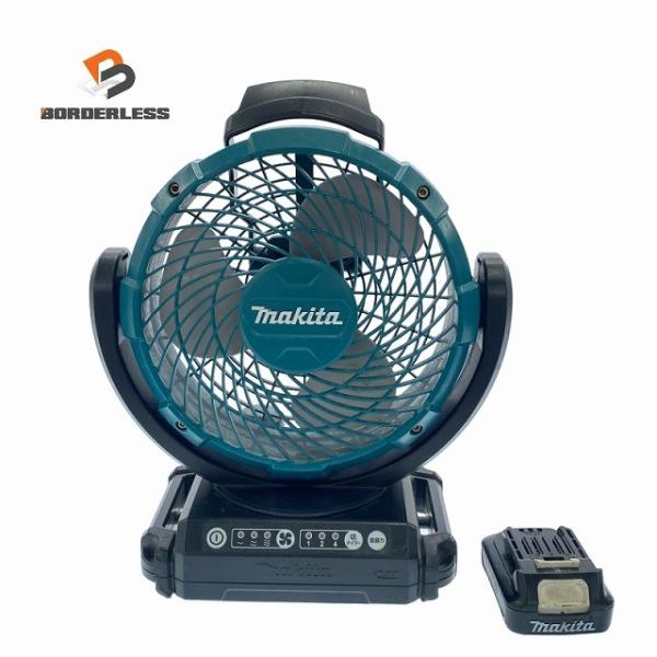 ☆比較的綺麗☆makita マキタ 10.8V 充電式ファン CF101D バッテリ1個(1.5Ah...