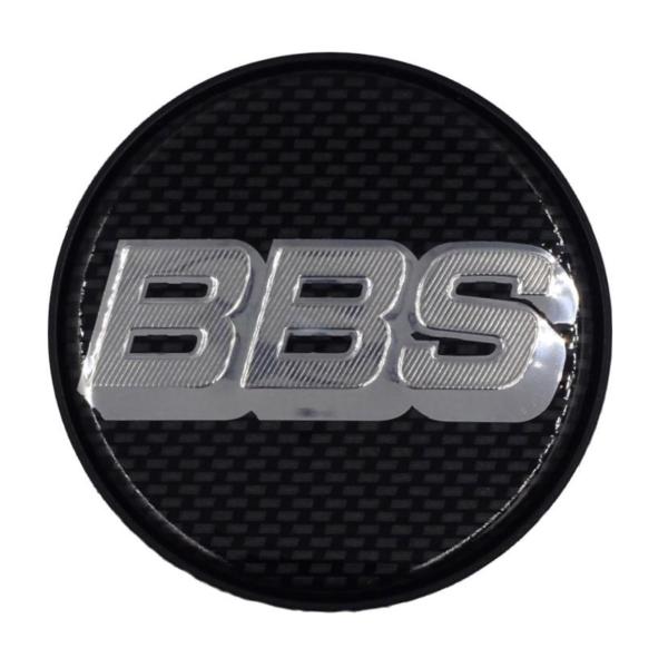 BBS純正 ホイール センターキャップ ４個セット カーボン 直径56mm 正規ドイツ輸入品 ハブカ...