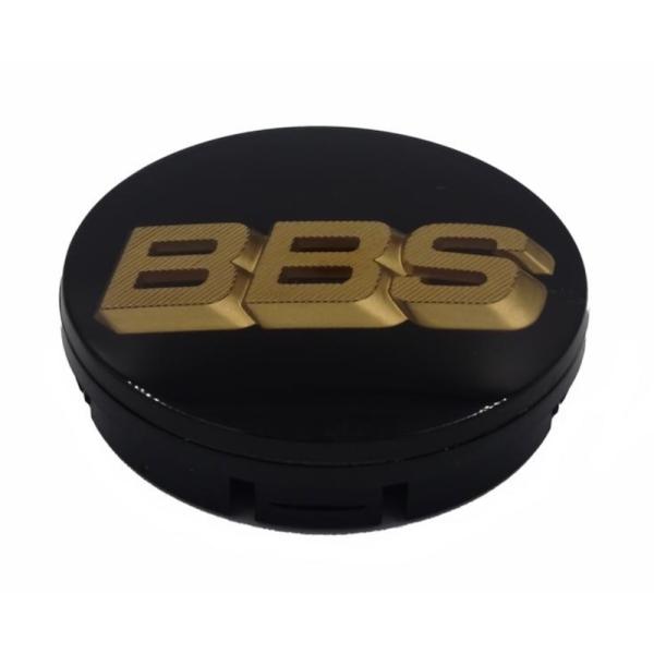 BBS純正 3D ホイール センターキャップ ４個セット ブラック/ブロンズ 直径56mm 正規ドイ...