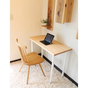 職人手作り 一点物 天然木 ハンドメイド 引き出し付 テーブル PCデスク