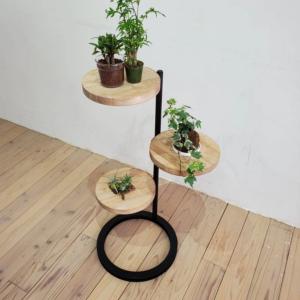 テレビボード アイアンラック ハンドメイド 新生活 木製 観葉植物シェルフ 即納＆送料無料】wood iron shelf 420*910*225（ローボード テレビ台