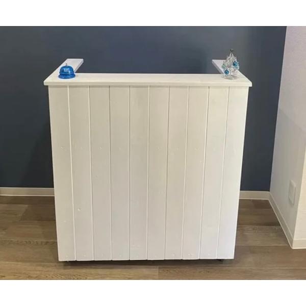 職人手作り 一点物 天然木 キッチンカウンター レジカウンター カフェカウンター 受付カウンター 幅...