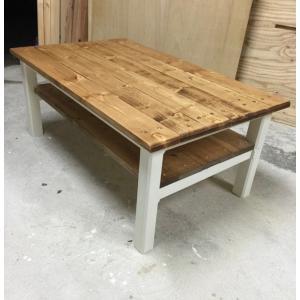 職人手作り 一点物 天然木 ヘリンボーン ローテーブル リビング