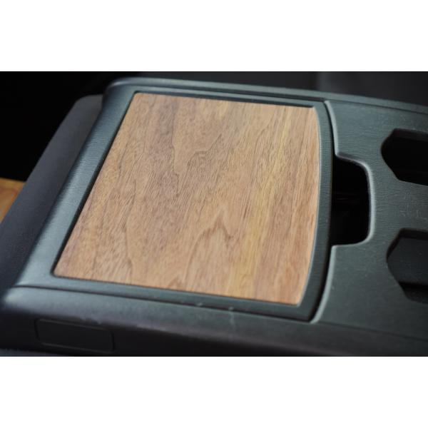 ハイエース DX 200系 ウォールナット 純正コンソール リアルウッドシート 天然木 突板 LIF...