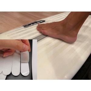 スポンジボード　フロントデッキパッド　デッキパッチ有り　ワックス要らず　5ft8 ワックスフリー サーフボードすべり止め Ecology Grip 24枚set