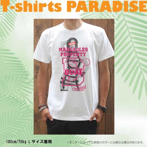 Tシャツ メンズ  フォト 写真 Tシャツ-パラダイス対象 Boxe prd006 2P5500円税...