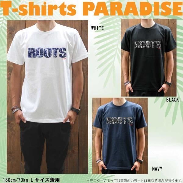 Tシャツ メンズ  フォト 写真 Tシャツ-パラダイス対象 ROOTS prd012 2P5500円...