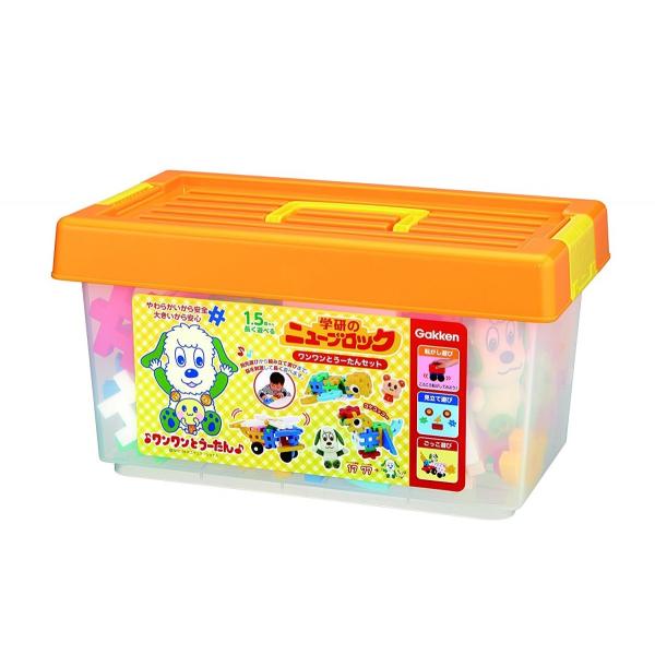 新品 学研 ニューブロック ワンワン と うーたん セット 17種77パーツ いない いない ばあ ...