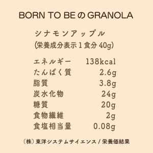 グラノーラ 糖質オフ シナモンアップル 180...の詳細画像2