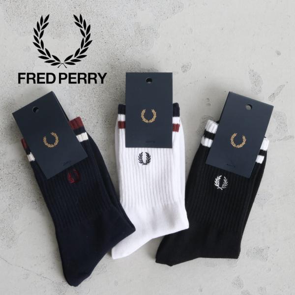 FRED PERRY フレッドペリー ティップド ショート ソックス Tipped Short So...