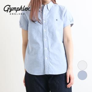 Gymphlex ジムフレックス オックスフォード フレンチスリーブシャツ OXFORD FRENC...