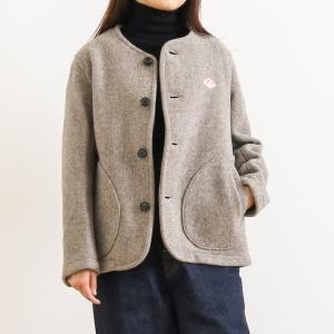 ダントン DANTON ウールモッサ ノーカラージャケット