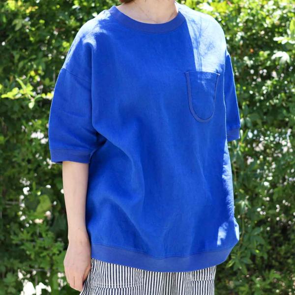 オーディナリーフィッツ ORDINARY FITS プルオーバー LINEN PULLOVER トッ...