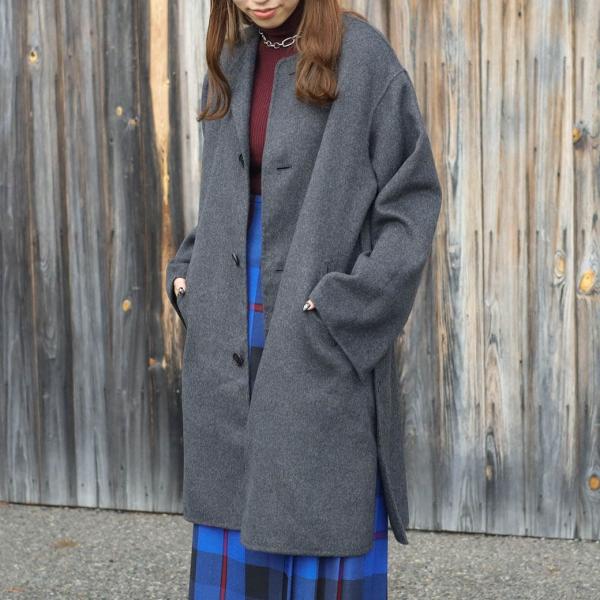 ORCIVAL リバーウールビーバー コート REVER WOOL BEAVER COAT OR-A...