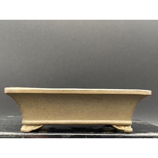 峰輝堂 ウ泥長方外縁下帯段切足 3号(10.5cm)