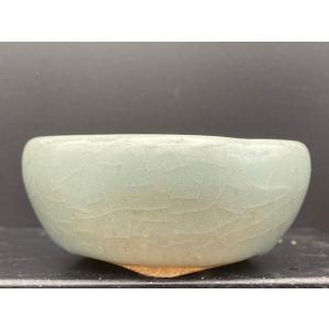 堀江美功 緑釉丸陣笠三足鉢 2.5号(7cm) : 鉢や 暮路空 - 通販 - Yahoo