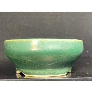 堀江美功 緑釉丸陣笠三足鉢 2.5号(7cm) : 鉢や 暮路空 - 通販 - Yahoo