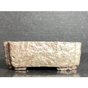 東福寺 松毬焼長方隅切足鉢 3号の詳細画像1