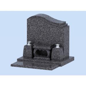 お墓 墓石 デザイン安心価格 洋墓三段のお墓 天然青御影石 : 墓石の