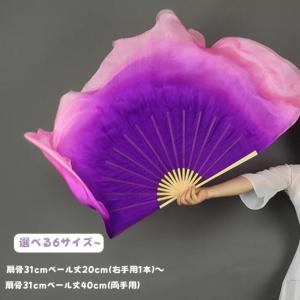 シルクファンベール 古典ダンス扇子 グラデーショ...の商品画像
