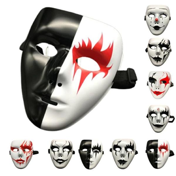 ハロウィン 仮装 大人 仮面 マスク 仮面舞踏会 道具 全顔マスク ハロウィン コスプレ 描き白マス...