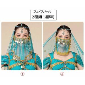 ベリーダンス アラビアン衣装 セット トップス...の詳細画像4