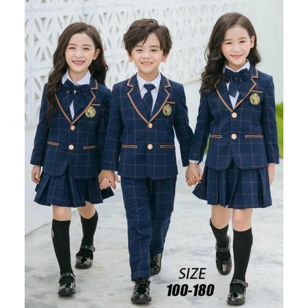 七五三服装 卒業式 スーツ フォーマル 男の子 卒業式 パンツスーツ チェック柄 女の子 通学 入学...