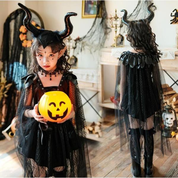 子供/大人 ハロウィン cosplay 衣裳 大人コスプレ衣装 子供仮装 キッズ悪魔 魔女 大人天使...