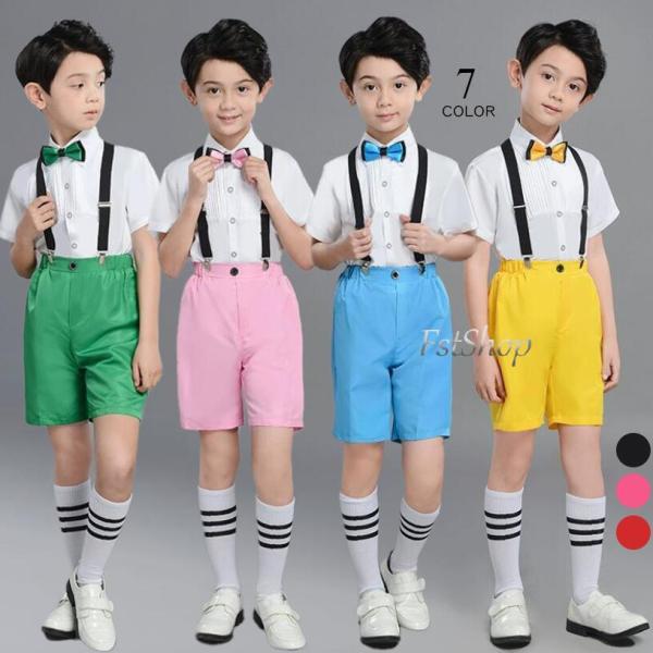 ステージ衣装キッズ男の子スーツ 3点セット演出服 ダンス衣装  演奏衣装コーラス スピーチコンテスト...