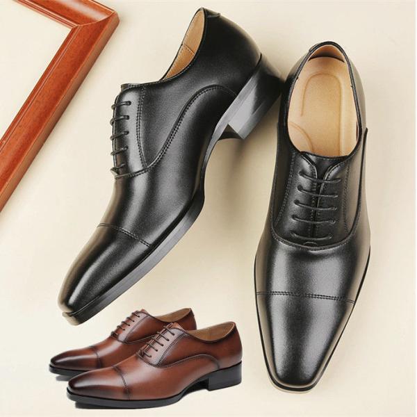 ビジネスシューズ 24.5cm〜28cm フォマール靴 メンズ 本革 革靴 ビジネス靴 くつ 紳士靴...