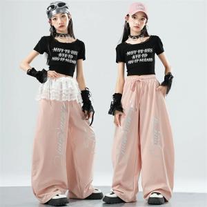 ダンス衣装 キッズ ジャズ 女の子 ズボン ブ...の詳細画像1