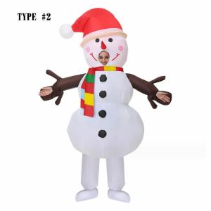 クリスマス コスプレ 着ぐるみ おもしろ 雪だ...の詳細画像2