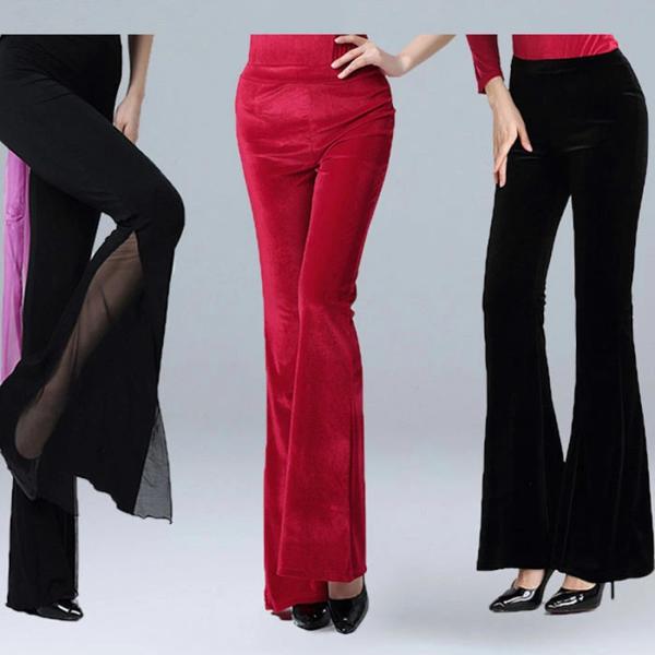 ベルボトム ダンス パンツ ジャズパンツ ダンスウェア ダンスパンツ ヨガパンツ レディース 美脚 ...